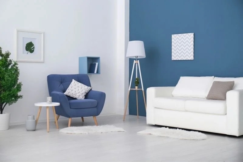 Seyrek salon iç cephe boyama örneği